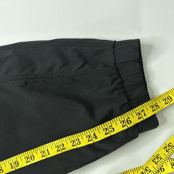 Athleta Jogger Womens 12 Black Trekkie Textured Tapered Zip Pockets Hiking - Picture 11 of 13